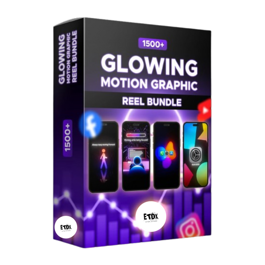 Get The Glowing Motion Graphic Reels Bundle Today!!